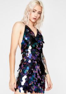 Max Glam Sequin Dress sold by Dolls Kill