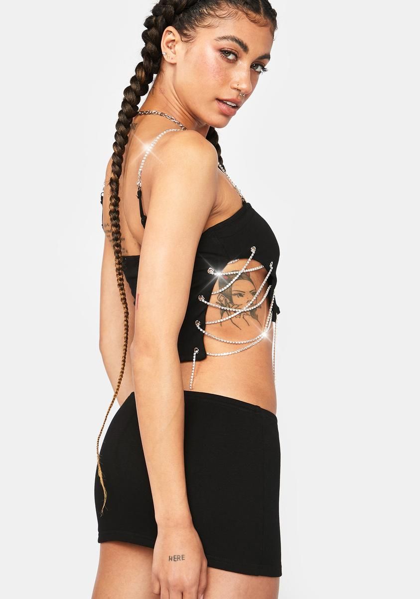 It's A Bling Thing Mini Skirt Set sold by Dolls Kill product image thumbnail 4