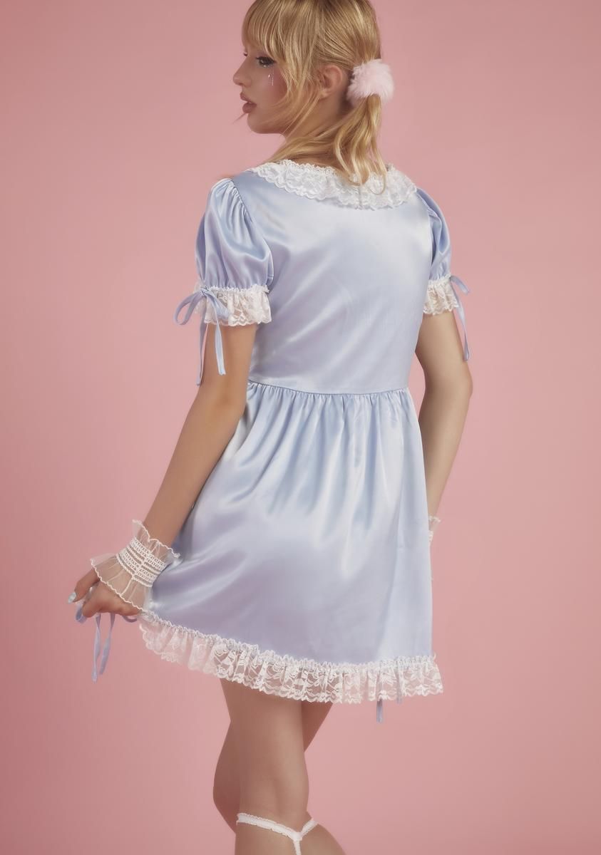 Delight Your Eyes Babydoll Dress sold by Dolls Kill product image thumbnail 4