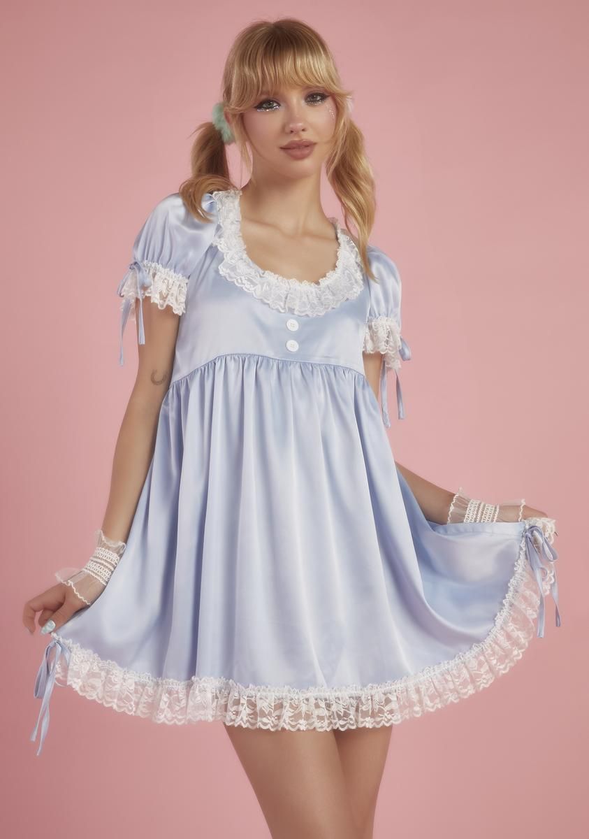 Delight Your Eyes Babydoll Dress sold by Dolls Kill