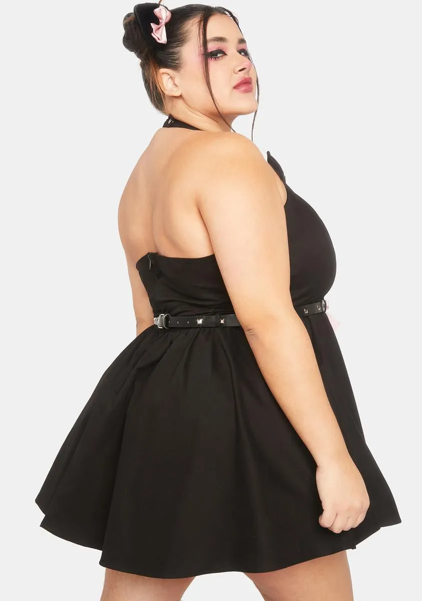 Plus Here Kitty Mini Dress sold by Dolls Kill product image thumbnail 4