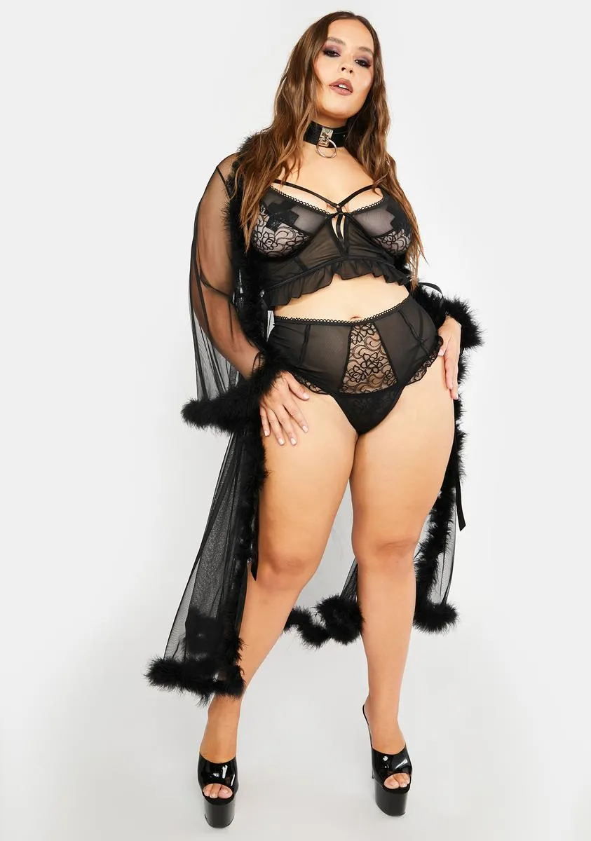 Totally Dark In Love Bra Set sold by Dolls Kill product image thumbnail 2