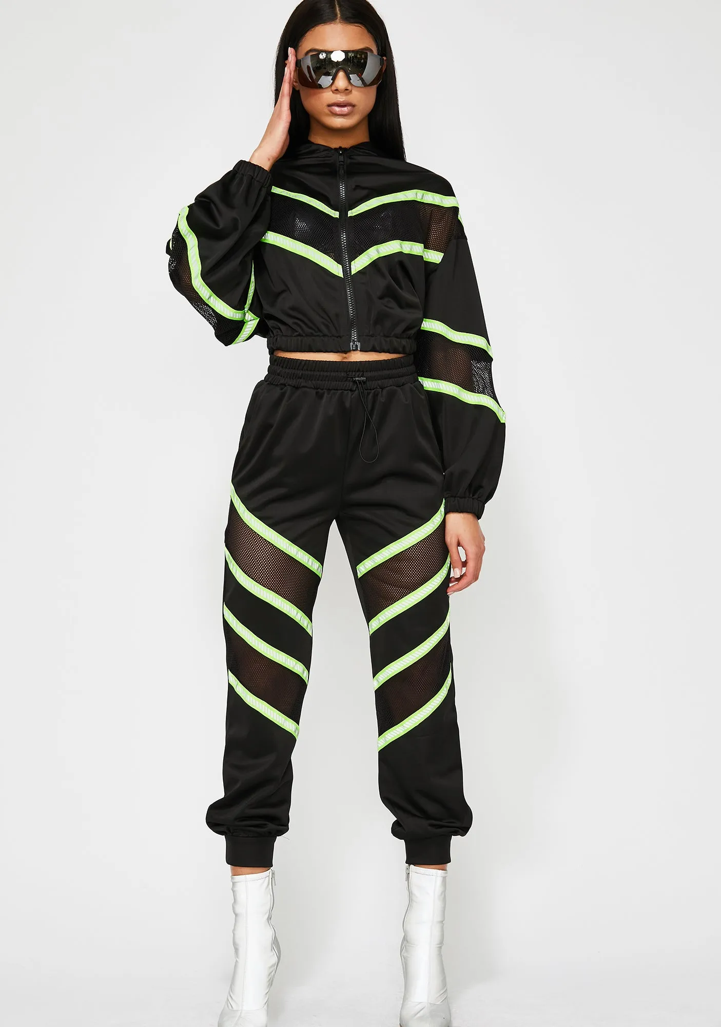 Atomic Dose Reflective Joggers sold by Dolls Kill product image thumbnail 2