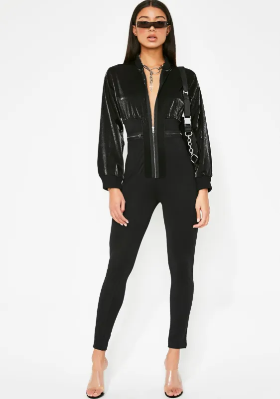 Undercover Lova Bomber Jumpsuit sold by Dolls Kill