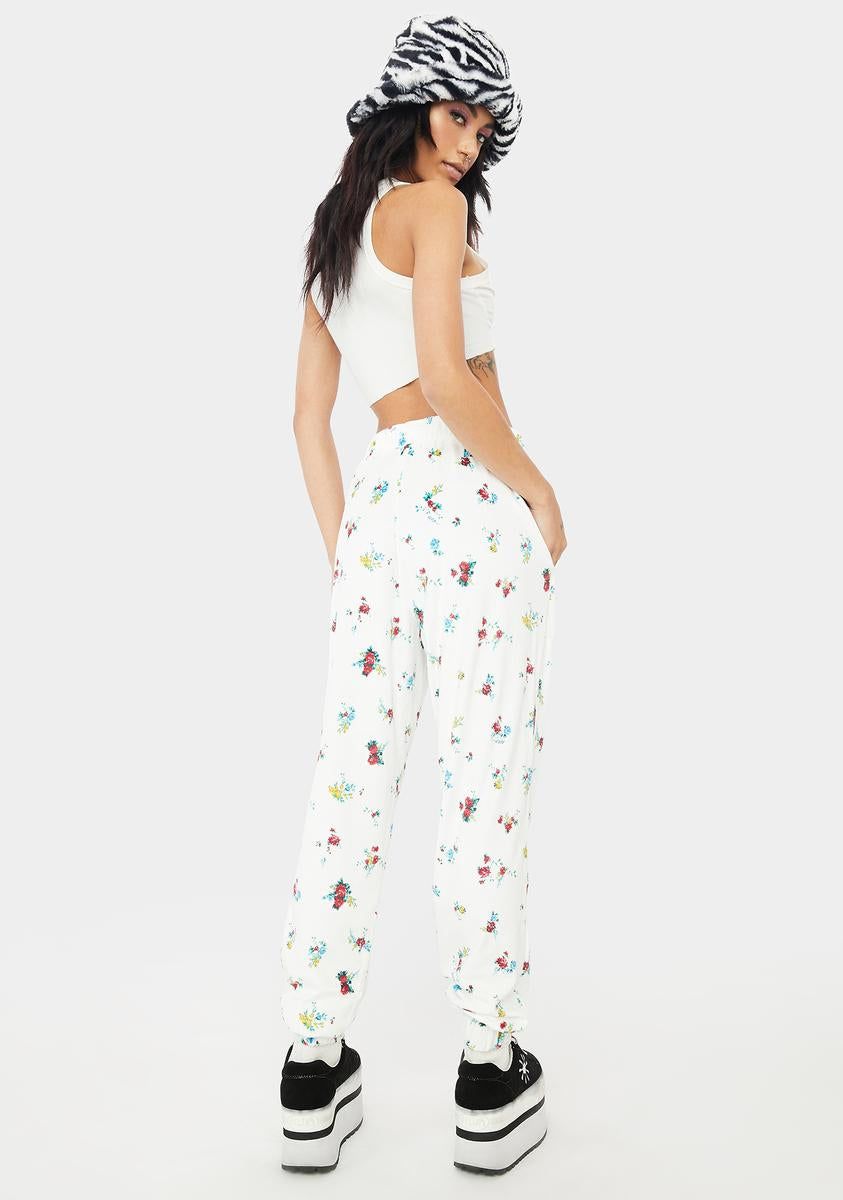 Floral Pavlova Joggers sold by Dolls Kill product image thumbnail 4