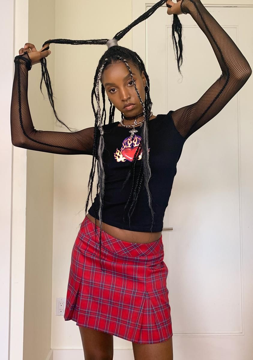 Slow Burn Fishnet Tee sold by Dolls Kill product image thumbnail 3