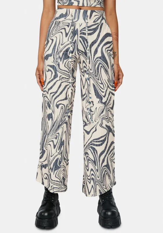 Psychedelic Swirl Hailey Pajama Pants sold by Dolls Kill