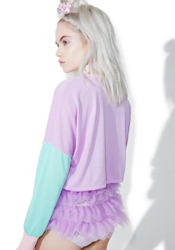 Magic Of Luv Crop Tee sold by Dolls Kill