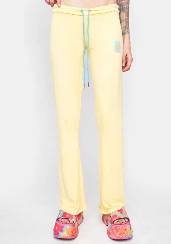Yellow Aloha Pants sold by Dolls Kill