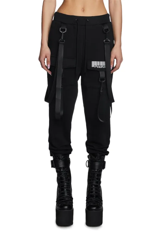 Digital Blaze Cargo Joggers sold by Dolls Kill