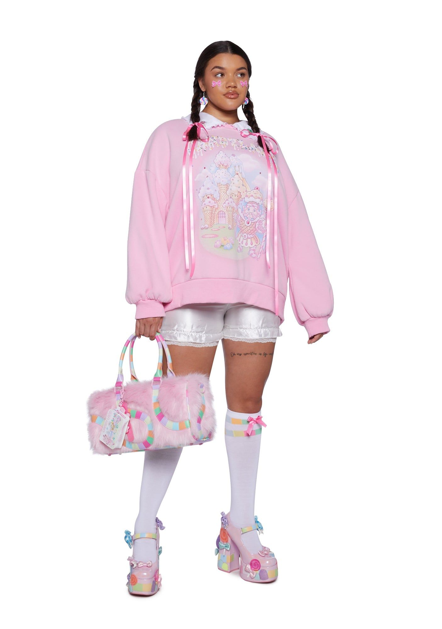Plus Sweeter Kind Oversized Sweatshirt sold by Dolls Kill product image thumbnail 5