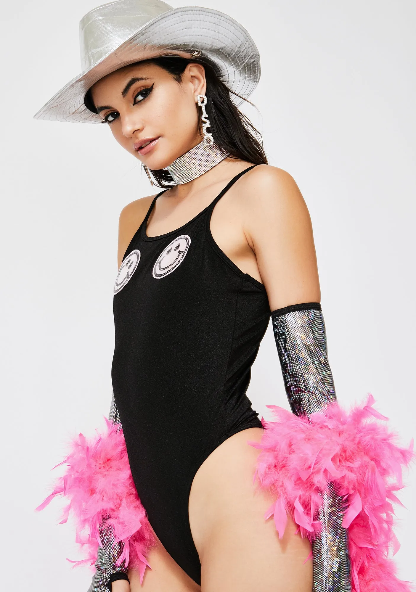 Upside Down Frown Bodysuit sold by Dolls Kill product image thumbnail 2