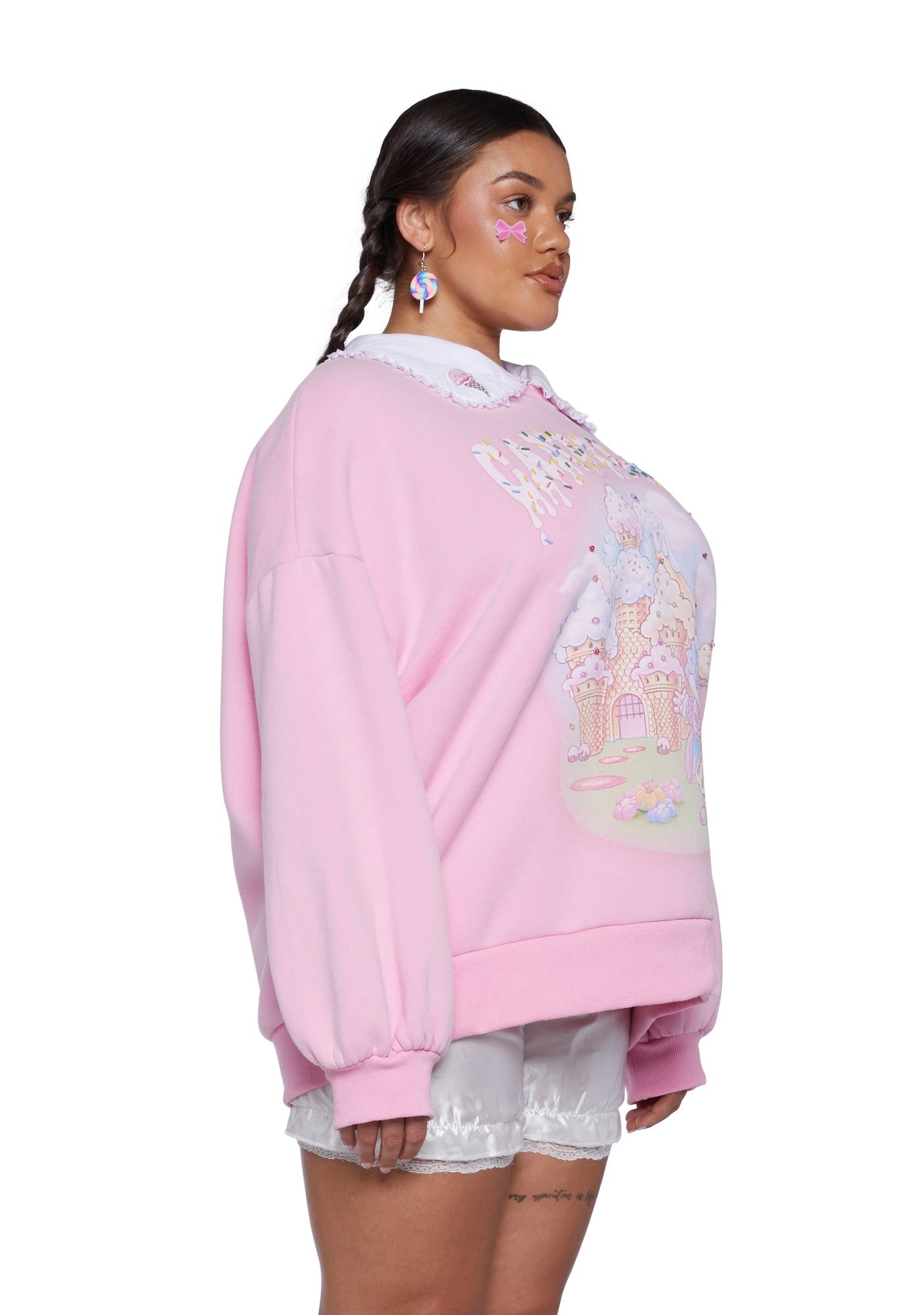 Plus Sweeter Kind Oversized Sweatshirt sold by Dolls Kill product image thumbnail 3