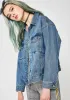 Stop Thinking Denim Jacket sold by Dolls Kill