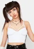 Pure Easy To Find Cami Crop Top sold by Dolls Kill