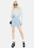 Aqua Playful in Plaid Mini Skirt sold by Dolls Kill