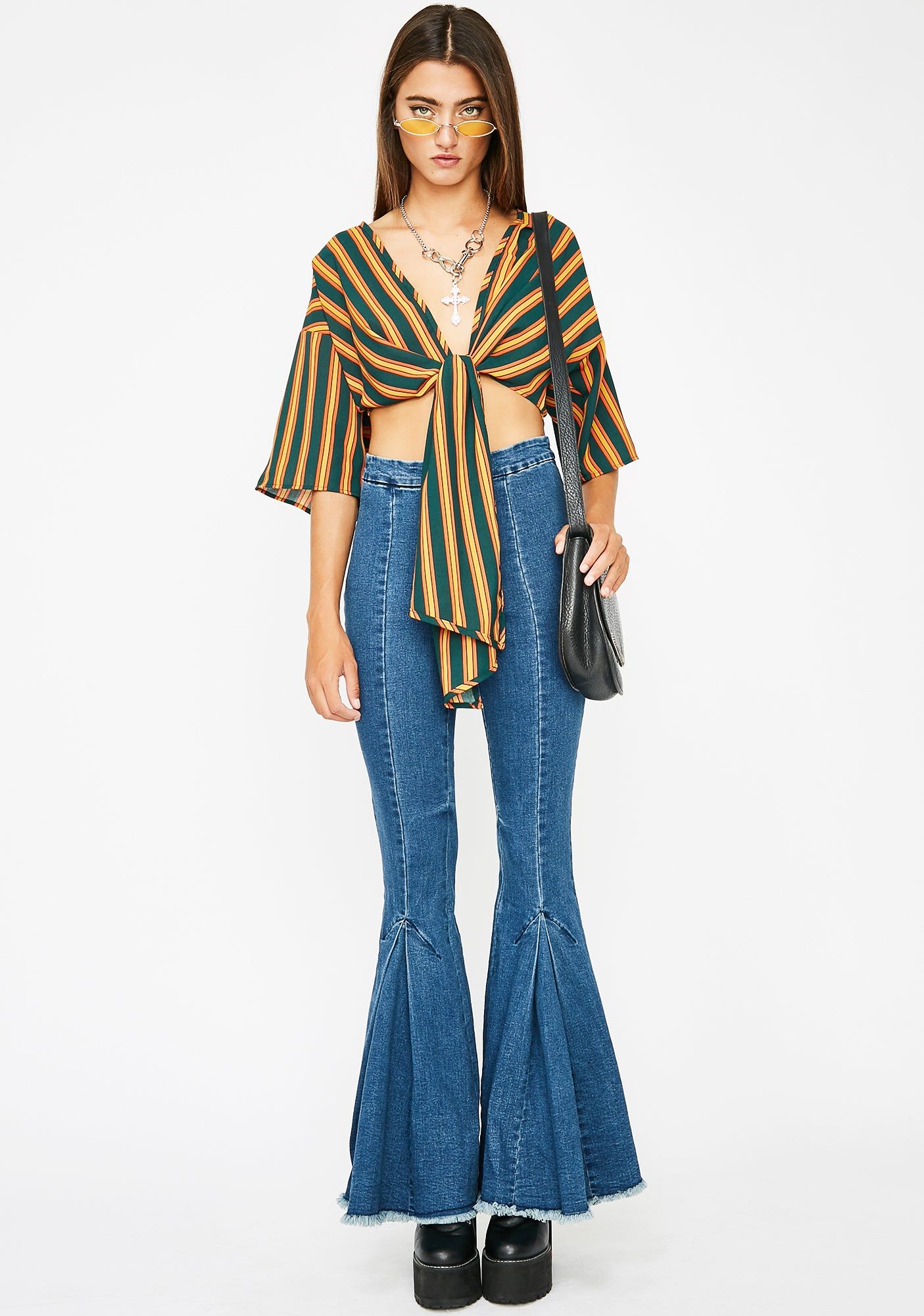 Foxy Babe Crop Top sold by Dolls Kill product image thumbnail 3