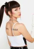 Pure Easy To Find Cami Crop Top sold by Dolls Kill