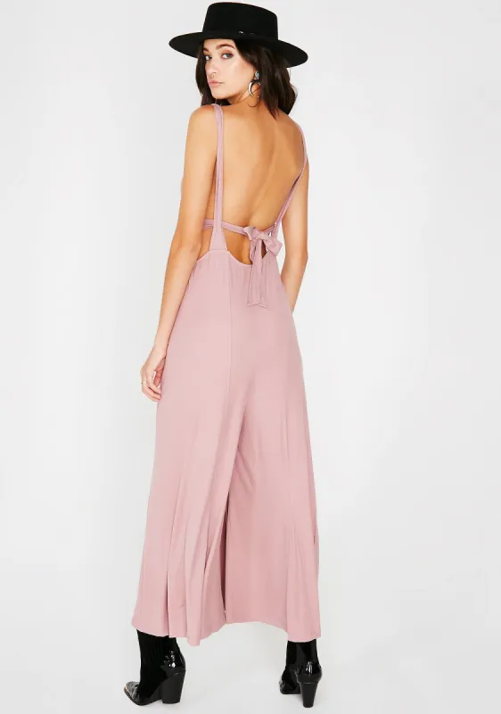 Got It Covered Flowy Jumpsuit sold by Dolls Kill