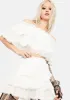Dare Bnb Ruffle Off Shoulder Skirt Set sold by Dolls Kill