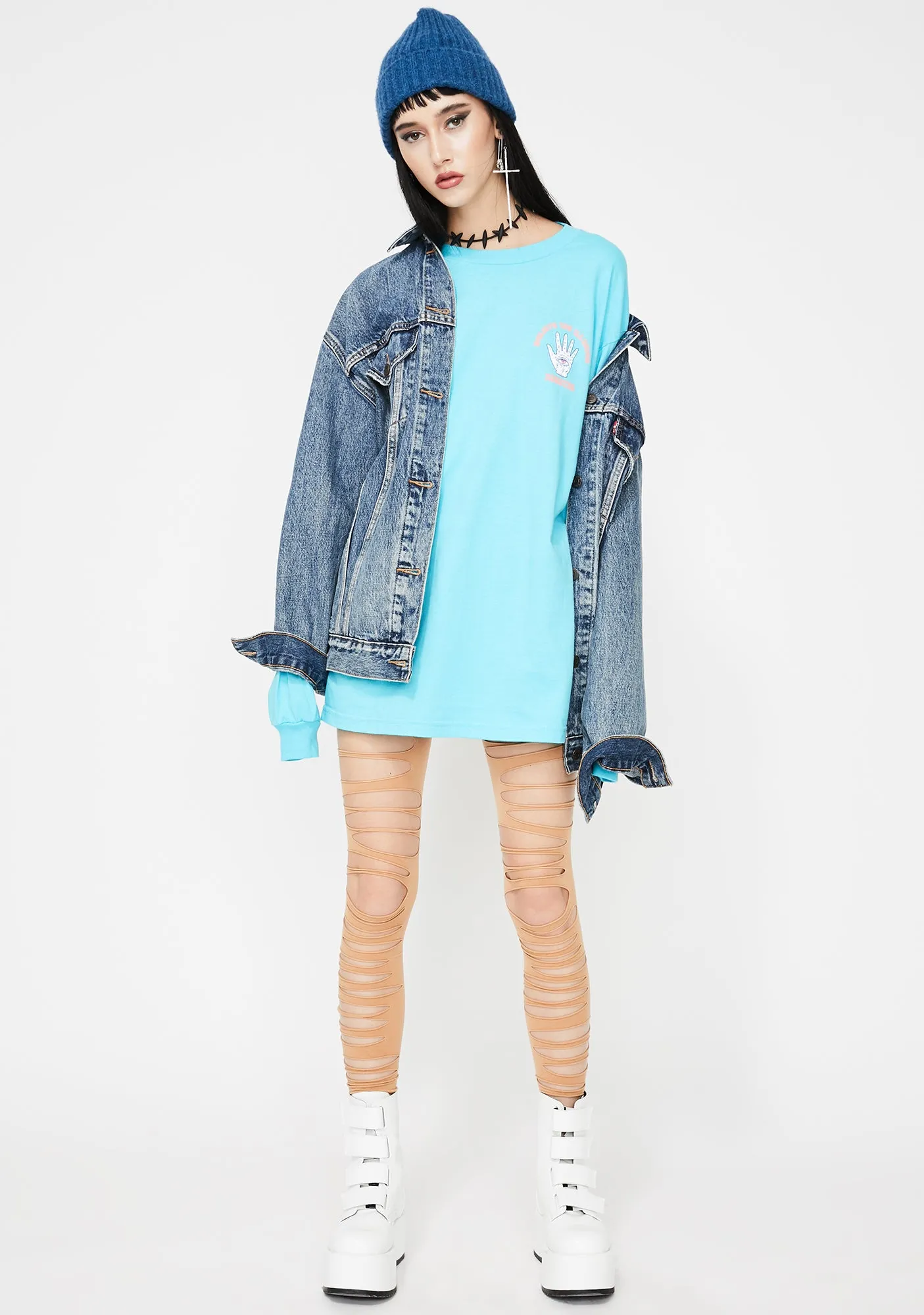 Illusion Long Sleeve Tee sold by Dolls Kill product image thumbnail 3