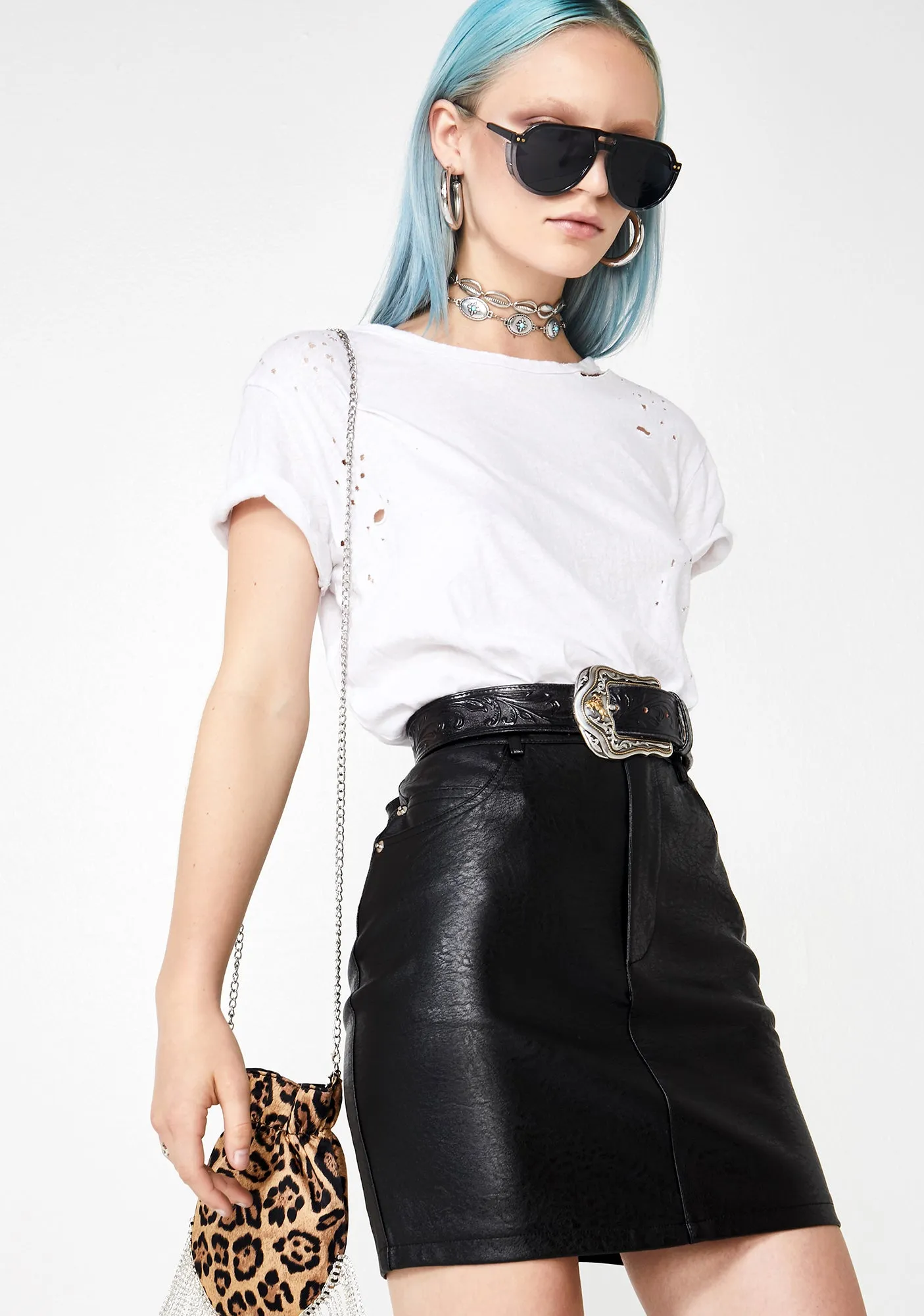 Thank U Next Mini Skirt sold by Dolls Kill product image thumbnail 2