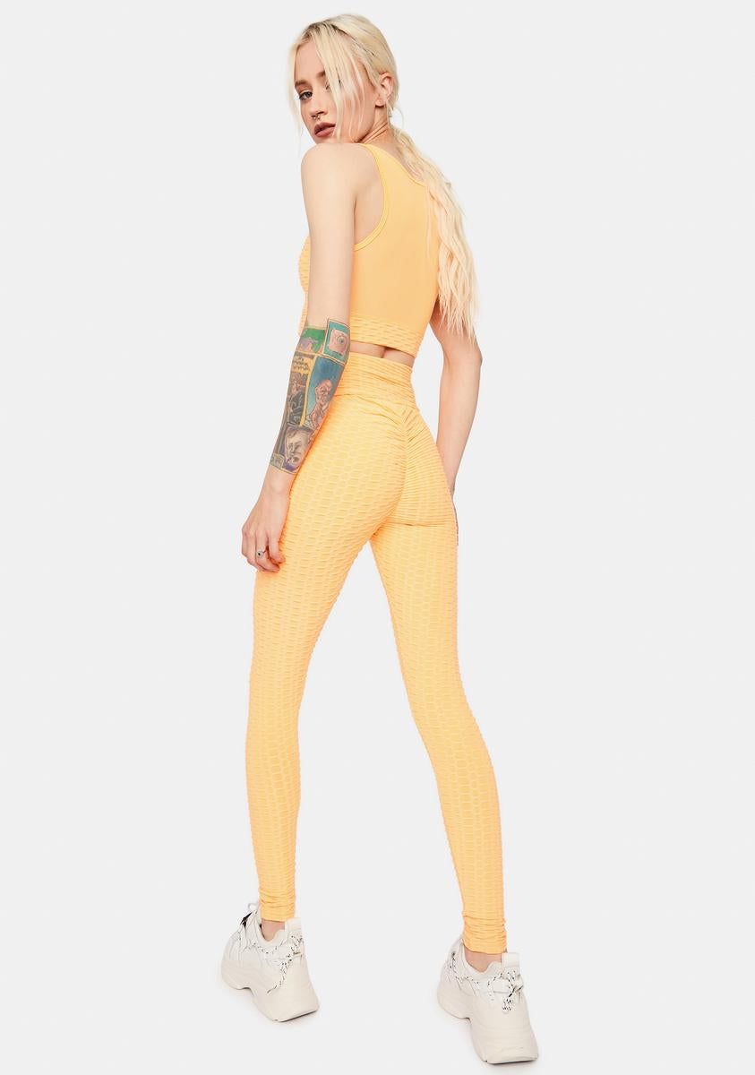 Mango When I'm With You Active Textured Leggings sold by Dolls Kill product image thumbnail 4