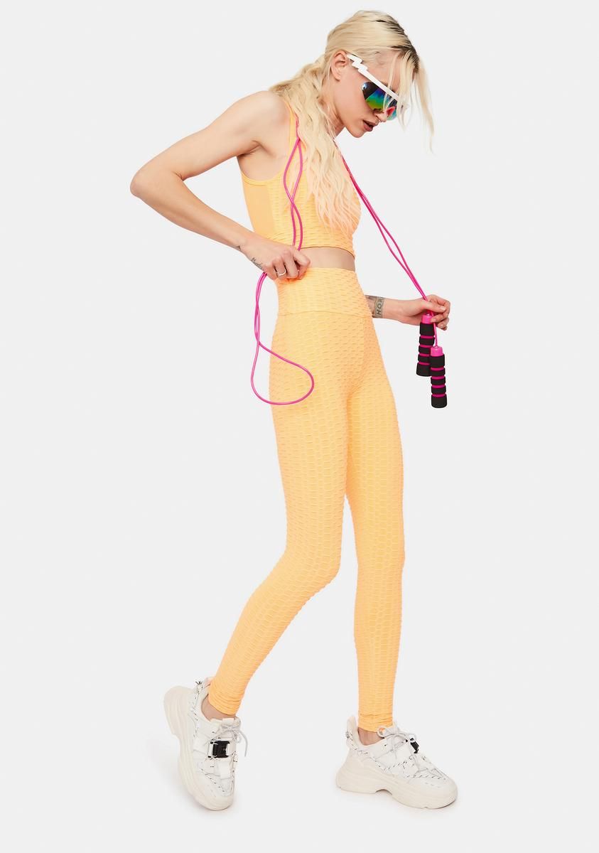 Mango When I'm With You Active Textured Leggings sold by Dolls Kill product image thumbnail 2