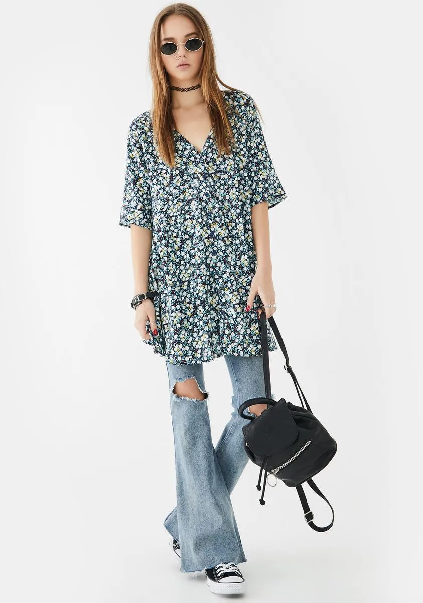 Floral Field Rosella Shift Dress sold by Dolls Kill product image thumbnail 3