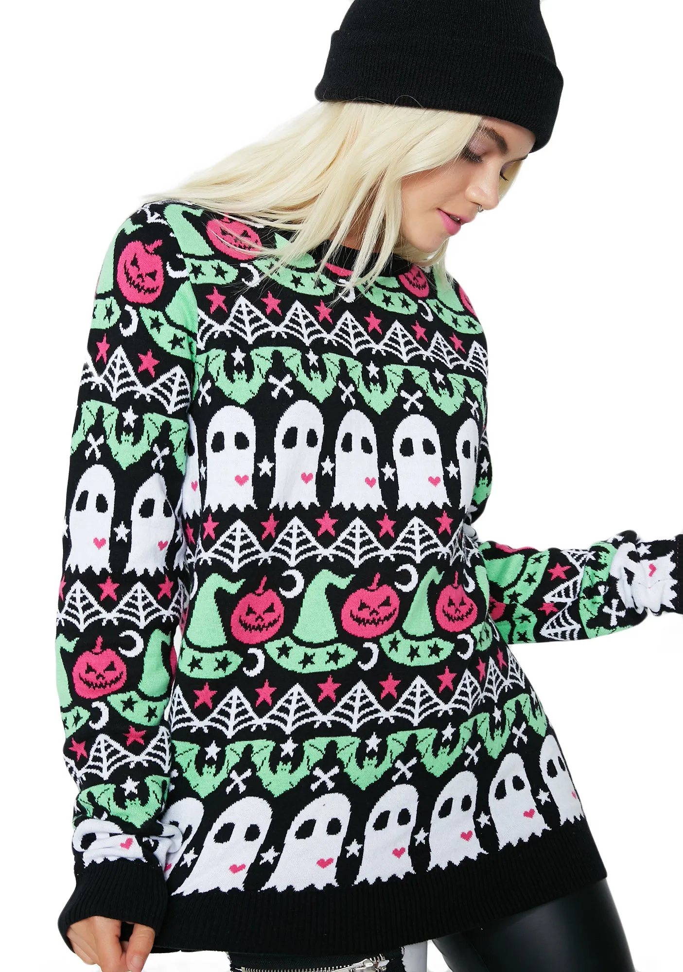 Spooky Crew Sweater sold by Dolls Kill product image thumbnail 3