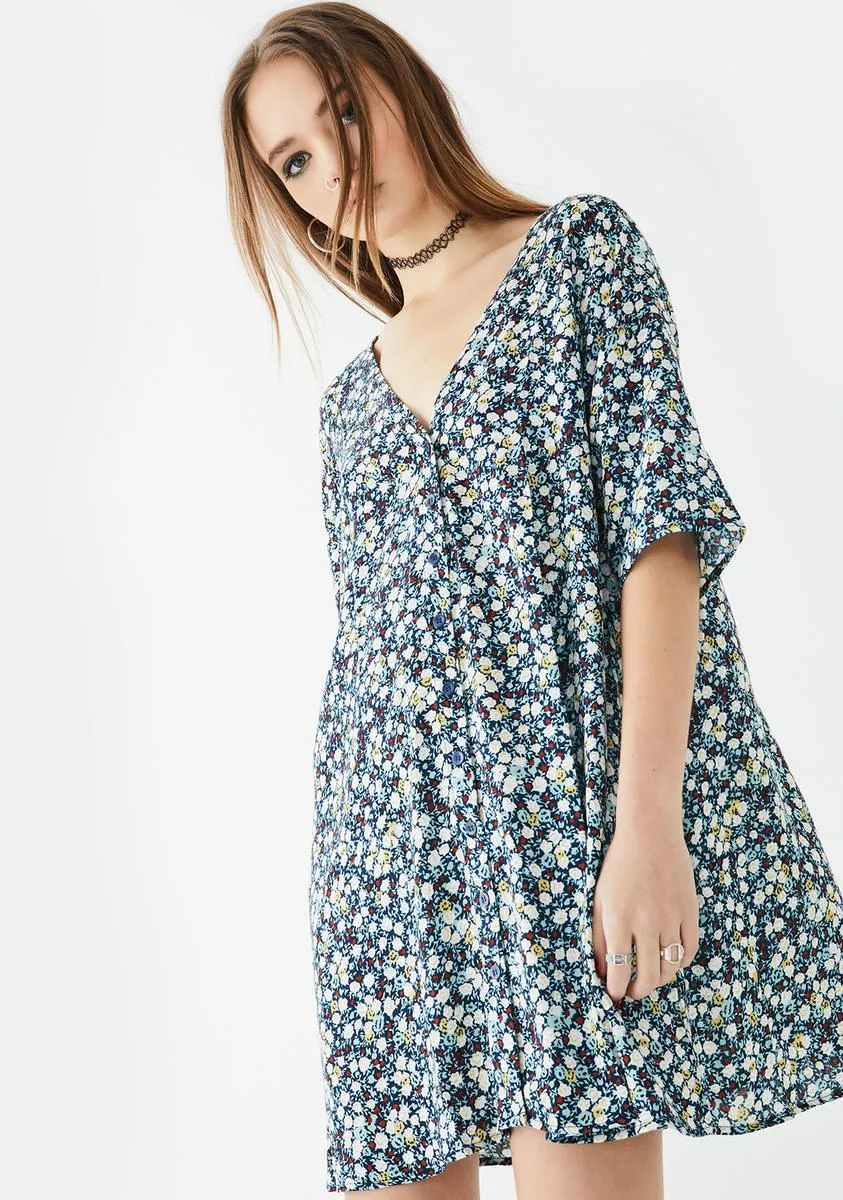 Floral Field Rosella Shift Dress sold by Dolls Kill