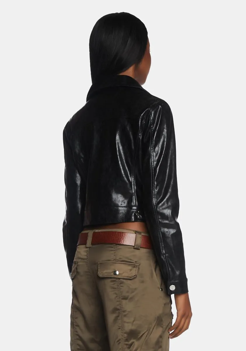 Discretion Crop Jacket sold by Dolls Kill product image thumbnail 4