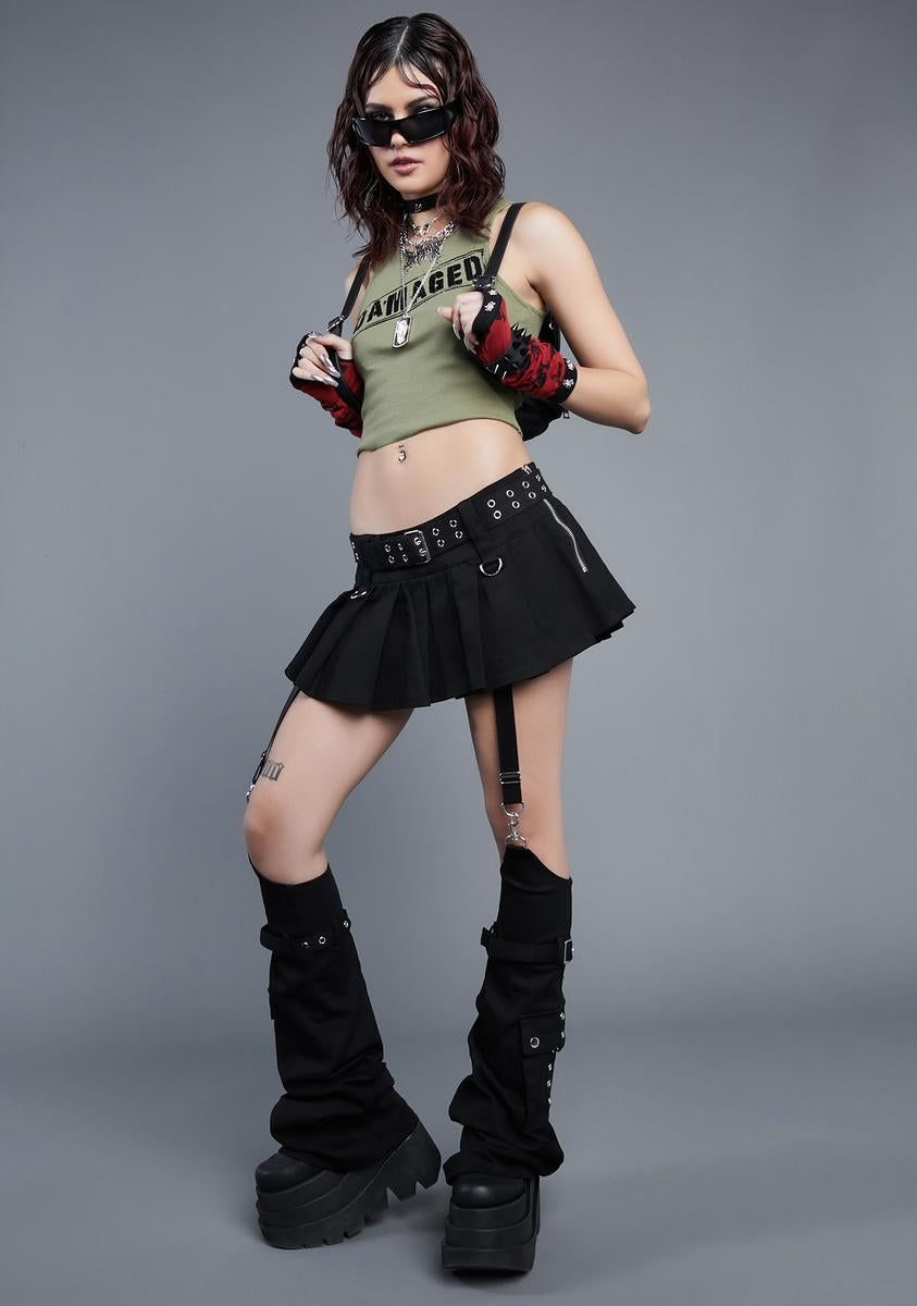 Total Brat Micro Skirt Set sold by Dolls Kill product image thumbnail 3
