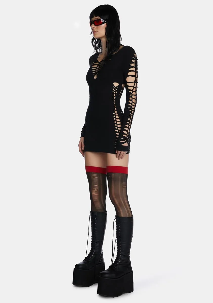 Deep Into Destruction Mini Dress sold by Dolls Kill product image thumbnail 2