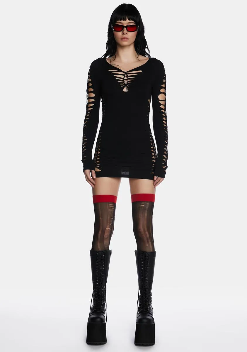 Deep Into Destruction Mini Dress sold by Dolls Kill