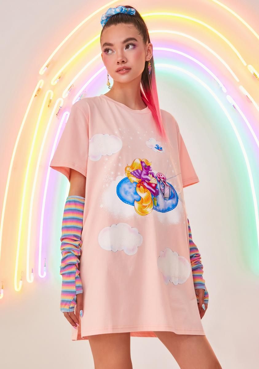 Pony Night In Sleep Shirt sold by Dolls Kill product image thumbnail 2