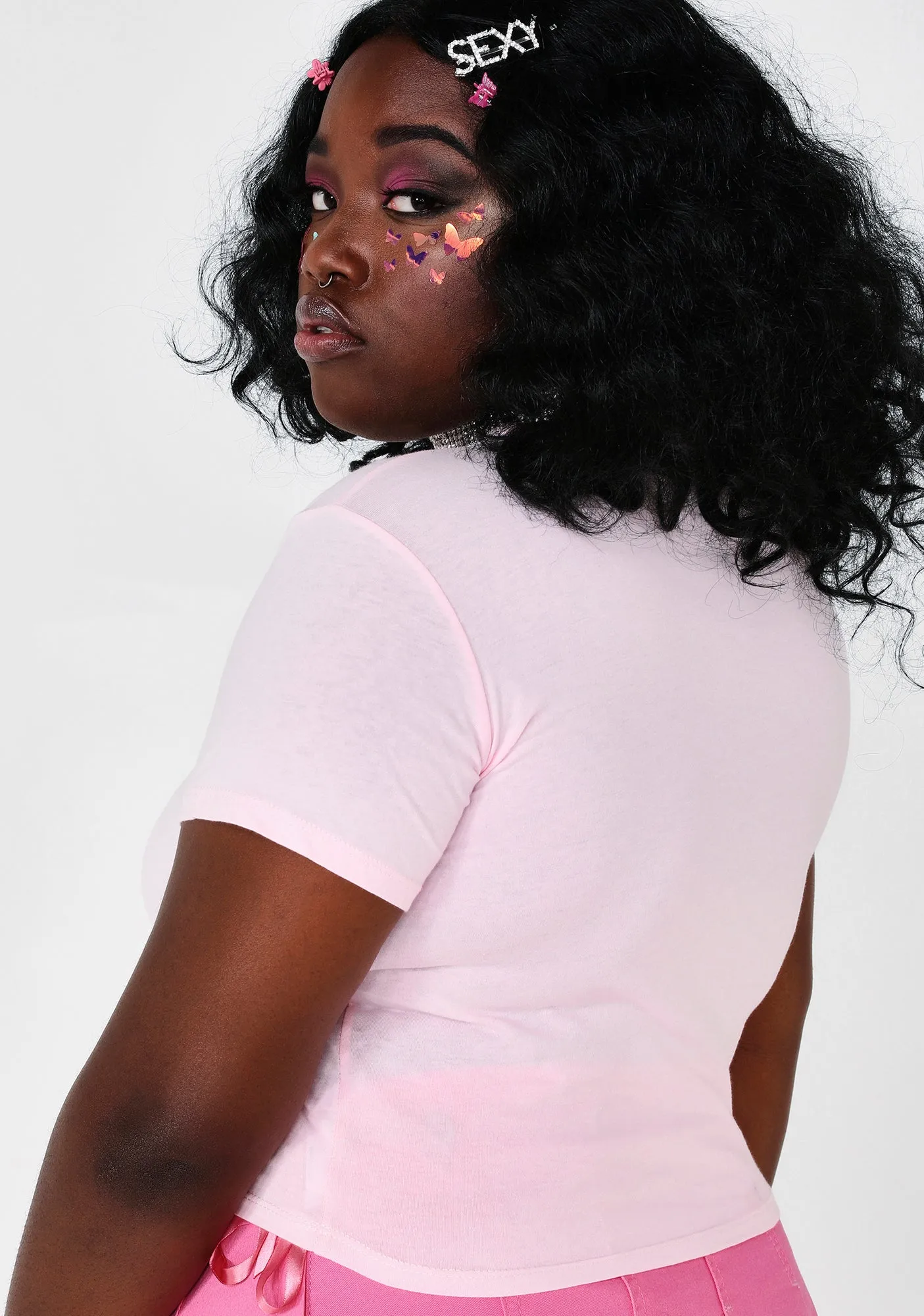 BB It's A Lifestyle Glitter T-Shirt sold by Dolls Kill product image thumbnail 4