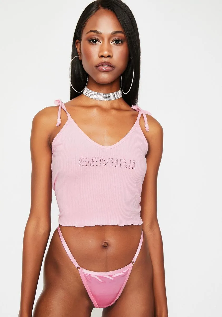 Gemini Charm Thong Panty sold by Dolls Kill product image thumbnail 2