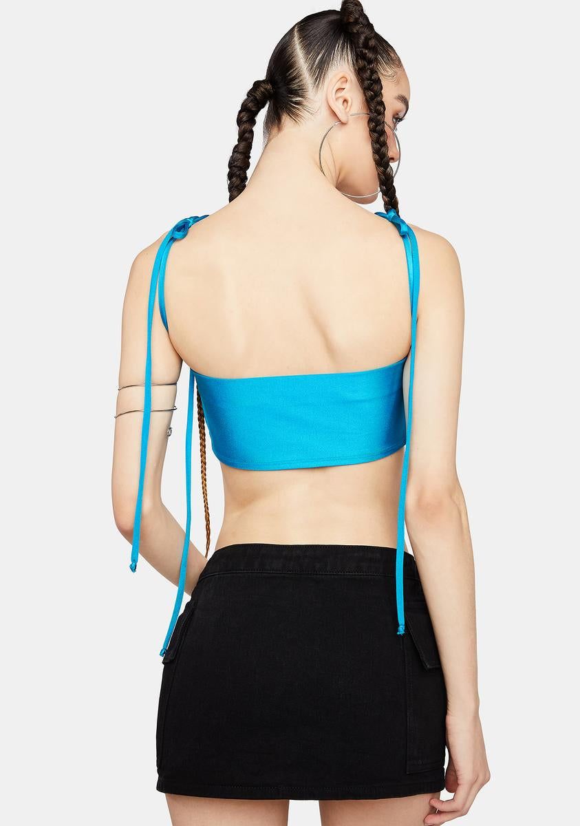 Black Cargo Pocket Mini Skirt sold by Dolls Kill product image thumbnail 4