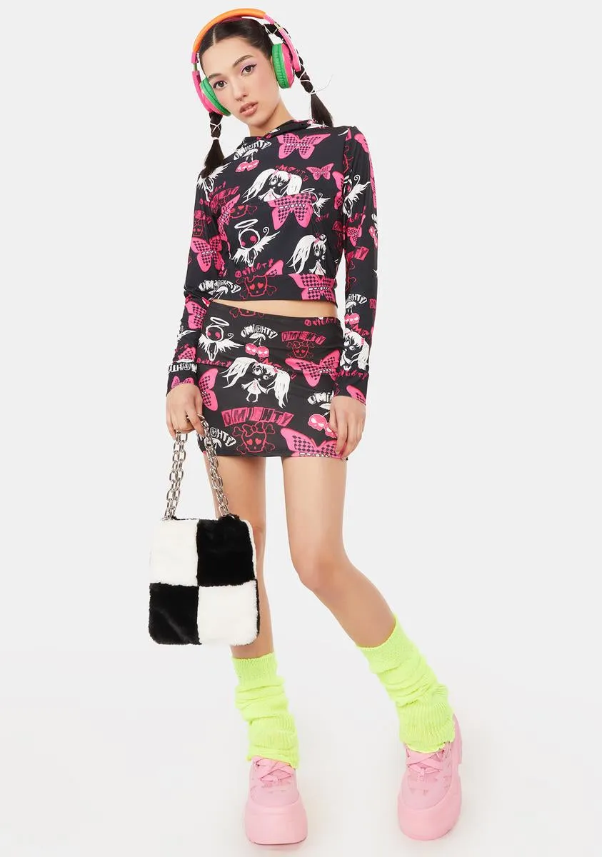 Little Miss Emo Mini Skirt sold by Dolls Kill product image thumbnail 3