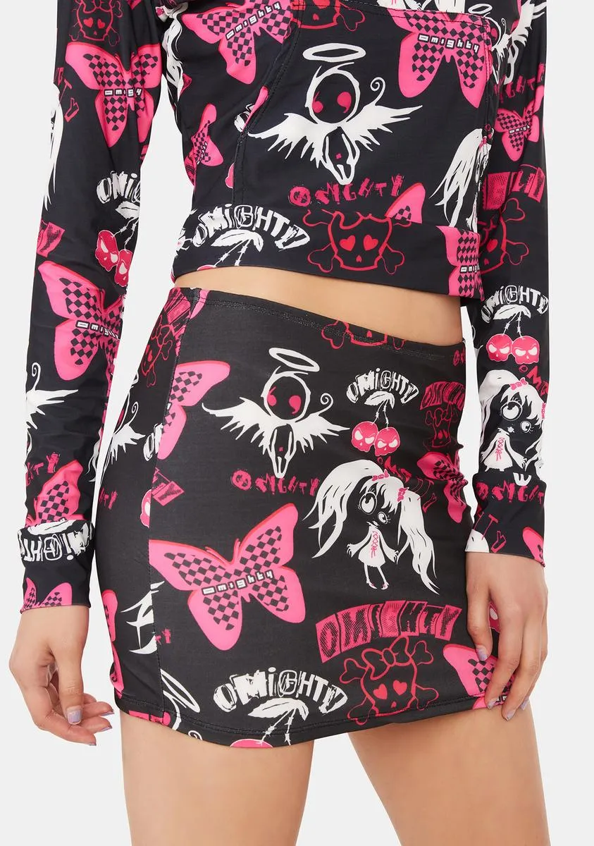 Little Miss Emo Mini Skirt sold by Dolls Kill