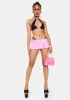 Pump It Up Micro Mini Skirt sold by Dolls Kill