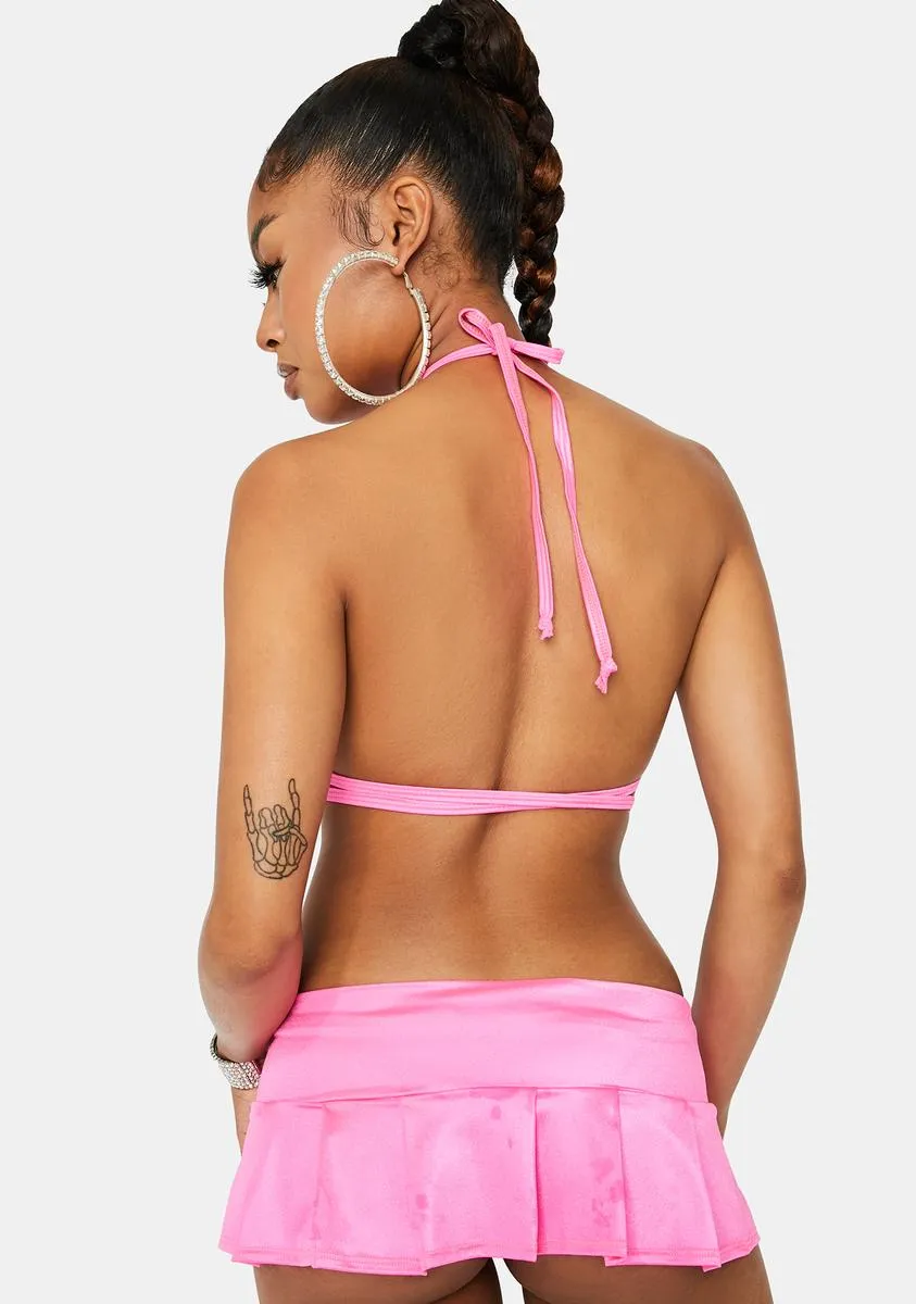 Pump It Up Micro Mini Skirt sold by Dolls Kill product image thumbnail 4