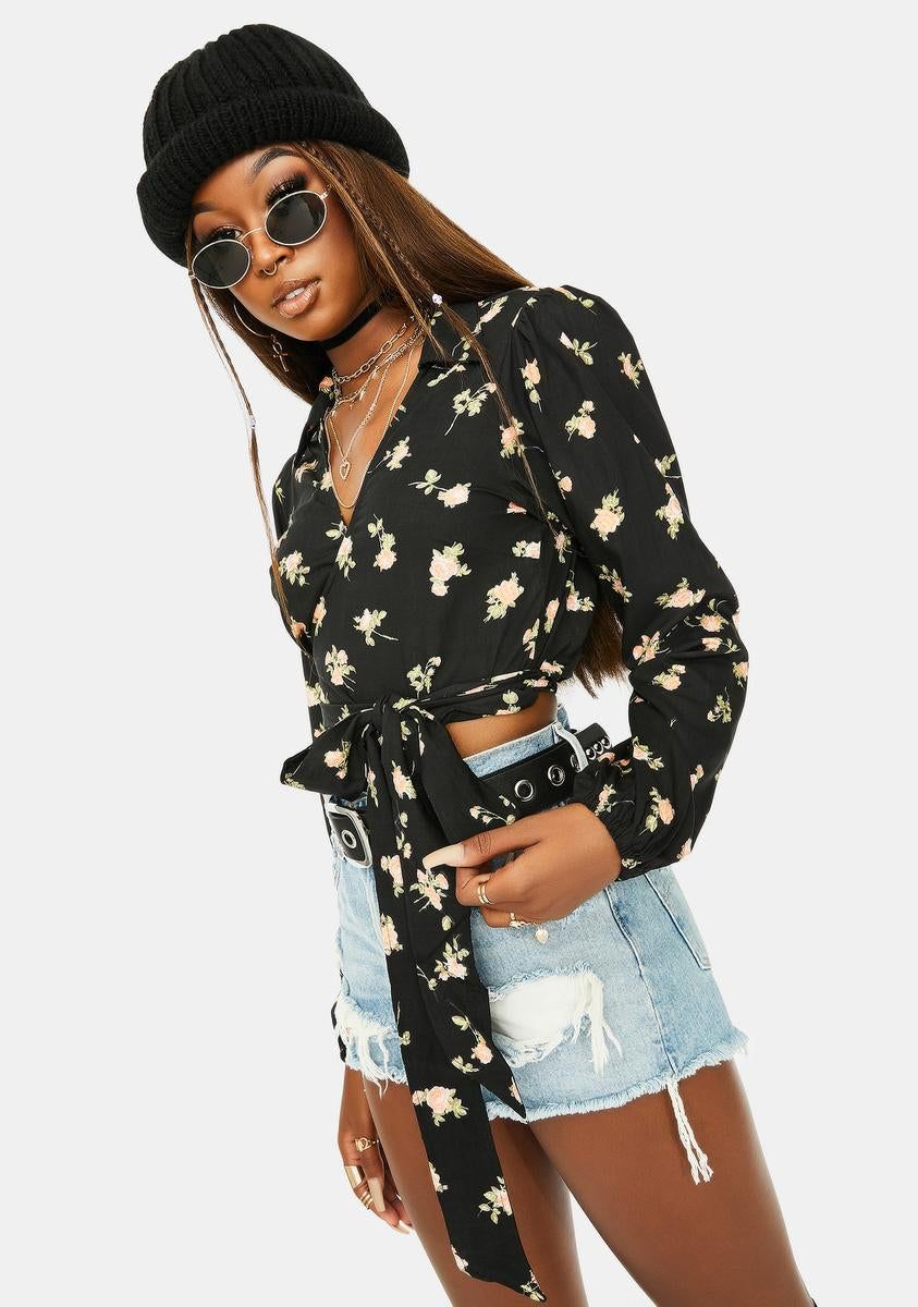 Briza Wrap Top sold by Dolls Kill product image thumbnail 2