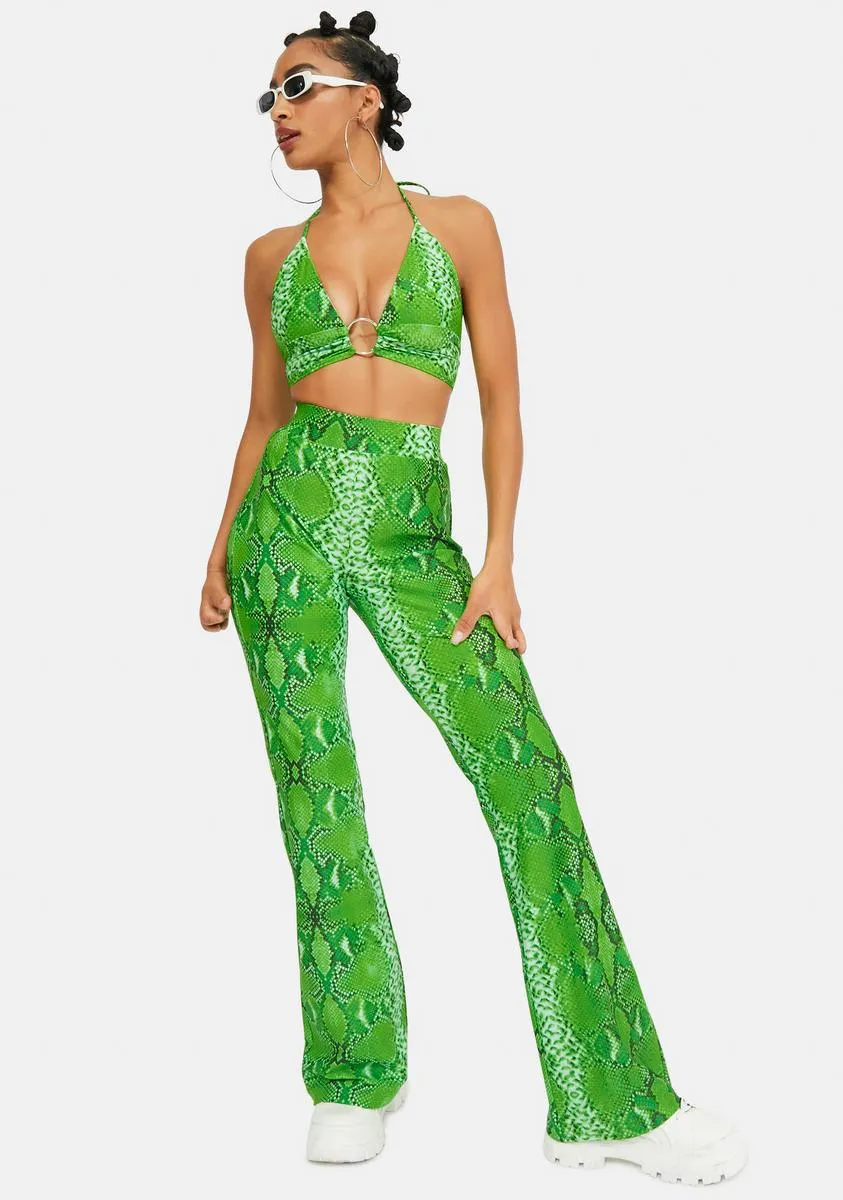 Green Snake Halter Top sold by Dolls Kill product image thumbnail 3