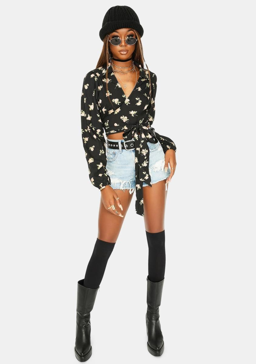 Briza Wrap Top sold by Dolls Kill product image thumbnail 3