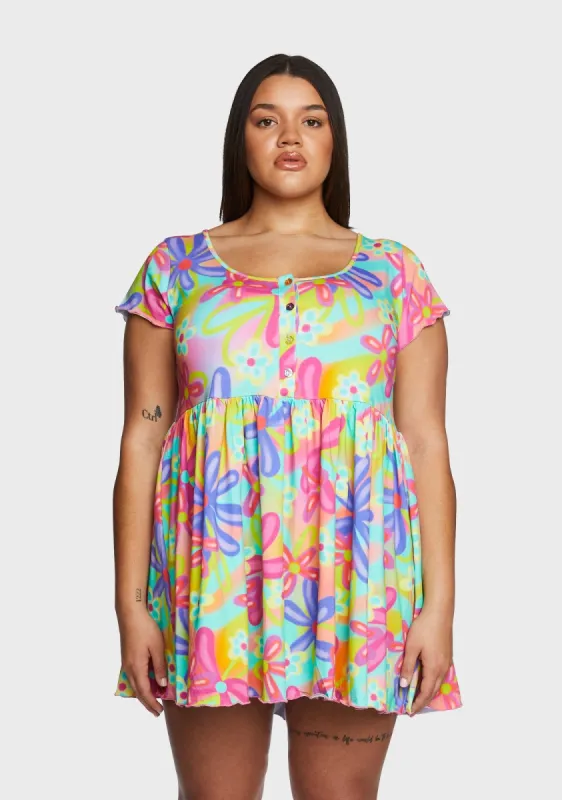 Plus Daydreamers Only Babydoll Dress sold by Dolls Kill