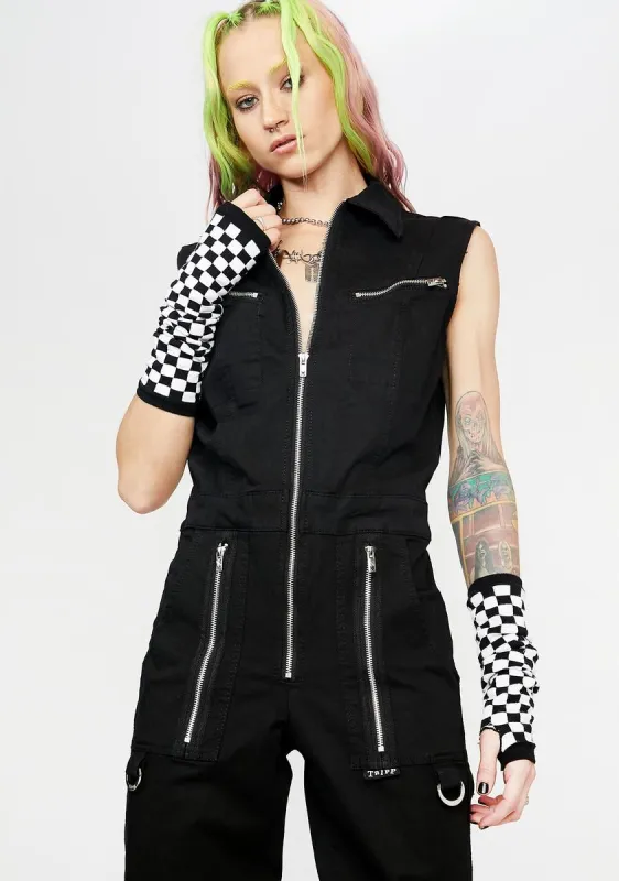 All You Can Be Cargo Jumpsuit sold by Dolls Kill