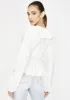 Ivory Diar Ruffle Top sold by Dolls Kill