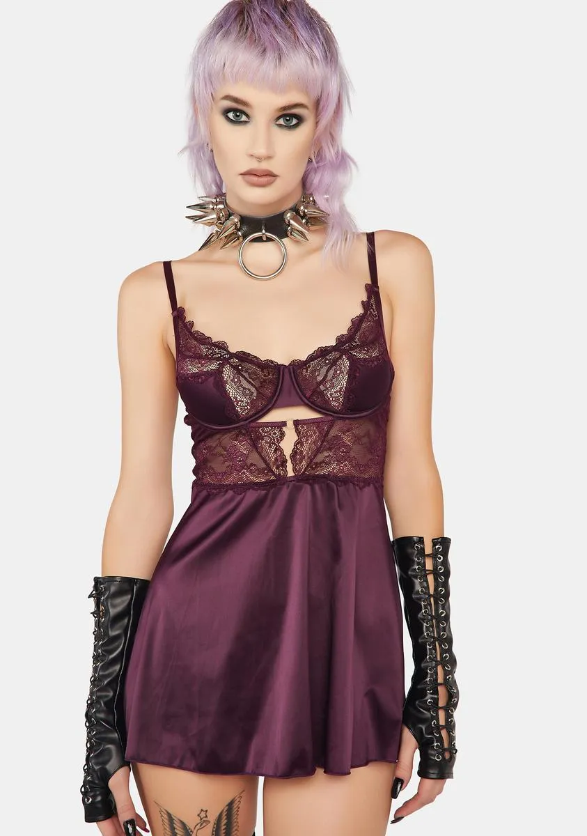 Donna Satin Lace Chemise sold by Dolls Kill